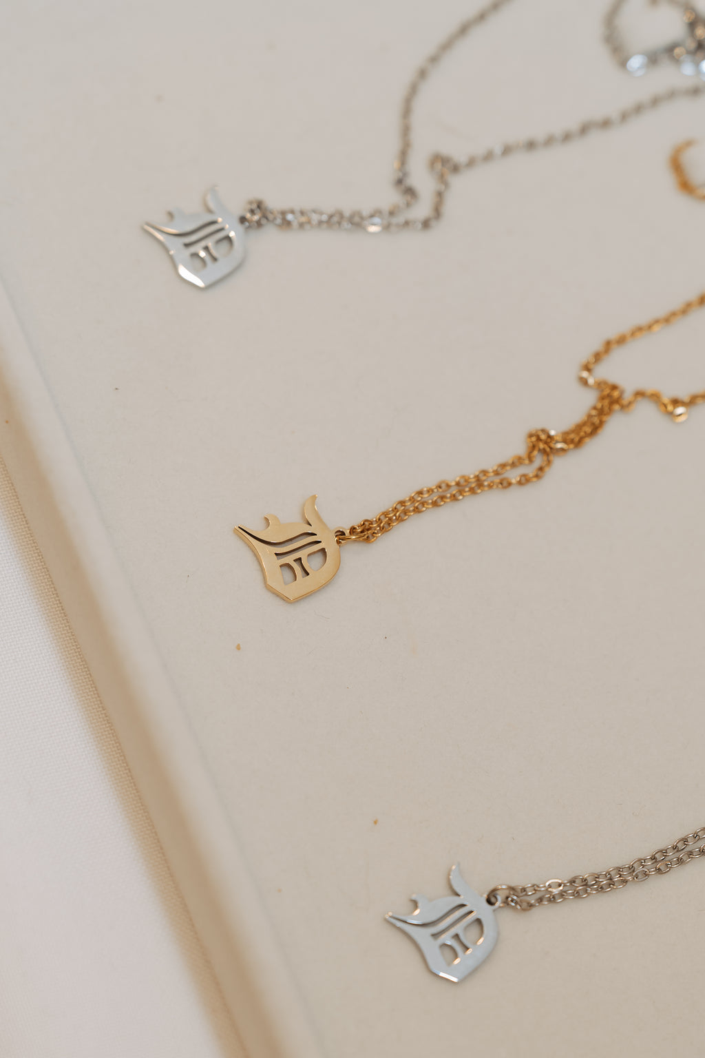 Old English D Necklace